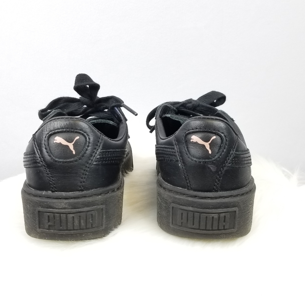 PUMA Basket Platform Metallic Sneakers 6.5 - Picture 5 of 8